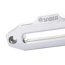 Saber Offroad Aluminium Standard Hawse Fairlead - Polished Alloy