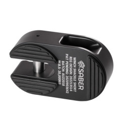 Saber 7075 Alloy Winch Shackle Short - Cerakote Black
