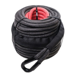 SaberPro® Double Braided 30M Winch Rope (black)
