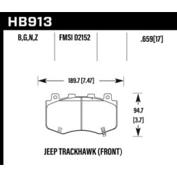 Hawk Brake Pad - Performance Ceramic