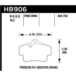Hawk Brake Pad - HPS 5.0