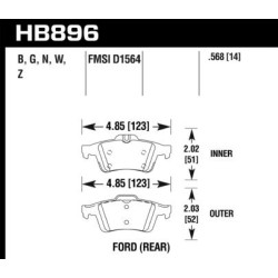 Hawk Brake Pad - Performance Ceramic