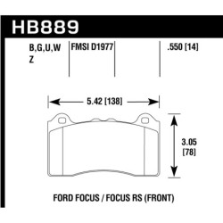 Hawk Brake Pad - DTC-60