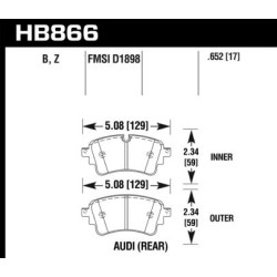 Hawk Brake Pad - HPS 5.0