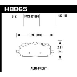 Hawk Brake Pad - HPS 5.0