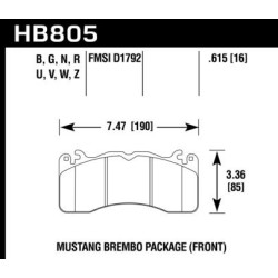 Hawk Brake Pad - Performance Ceramic