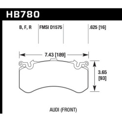Hawk Brake Pad - HP Plus