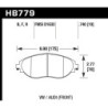 Hawk Brake Pad - DTC-70