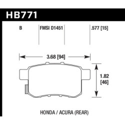 Hawk Brake Pad - HPS 5.0