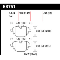 Hawk Brake Pad - HPS 5.0