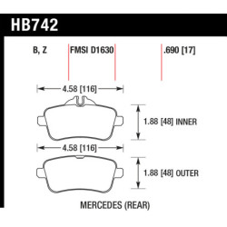 Hawk Brake Pad - Performance Ceramic