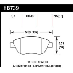 Hawk Brake Pad - HPS 5.0