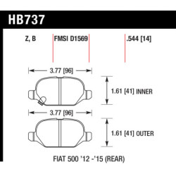 Hawk Brake Pad - HPS 5.0