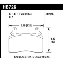 Hawk Brake Pad - Performance Ceramic