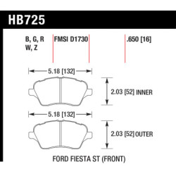 Hawk Brake Pad - Performance Ceramic
