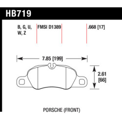 Hawk Brake Pad - Performance Ceramic