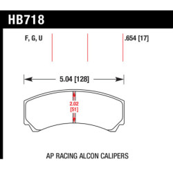 Hawk Brake Pad - DTC-60