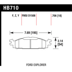 Hawk Brake Pad - Performance Ceramic
