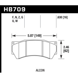 Hawk Brake Pad - HPS 5.0
