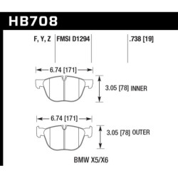 Hawk Brake Pad - HPS 5.0
