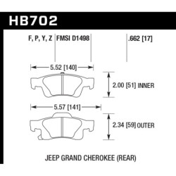Hawk Brake Pad - HPS 5.0