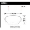 Hawk Brake Pad - DTC-60 (16 mm)