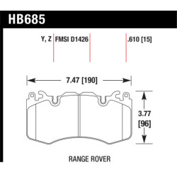 Hawk Brake Pad - Performance Ceramic