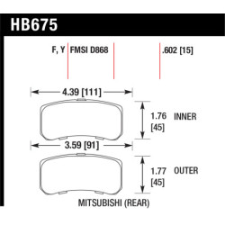 Hawk Brake Pad - LTS