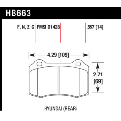 Hawk Brake Pad - Performance Ceramic