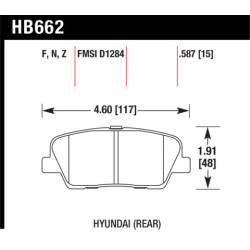 Hawk Brake Pad - HP Plus