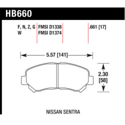 Hawk Brake Pad - HPS