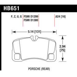 Hawk Brake Pad - Performance Ceramic