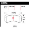 Plaquettes R35  GTR Hawk Brake Pad - HPS