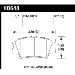Hawk Brake Pad - Performance Ceramic
