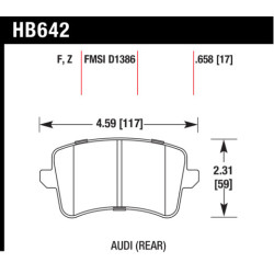 Hawk Brake Pad - Performance Ceramic