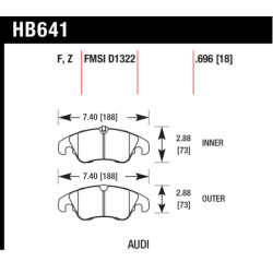Hawk Brake Pad - Performance Ceramic