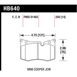 Hawk Brake Pad - DTC-60