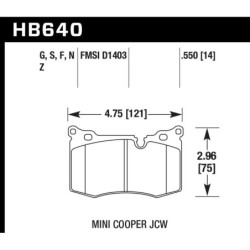 Hawk Brake Pad - HPS 5.0