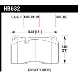 Hawk Brake Pad - Performance Ceramic