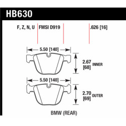Hawk Brake Pad - Performance Ceramic