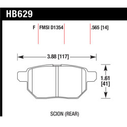 Hawk Brake Pad - HPS