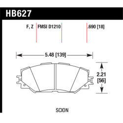 Hawk Brake Pad - Performance Ceramic