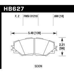 Hawk Brake Pad - HPS 5.0