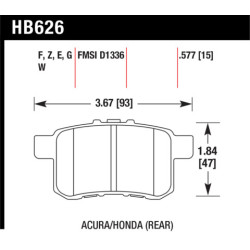 Hawk Brake Pad - Performance Ceramic