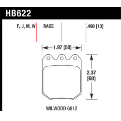 Hawk Brake Pad - DTC-70