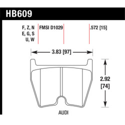 Hawk Brake Pad - Performance Ceramic
