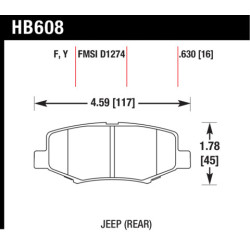 Hawk Brake Pad - LTS