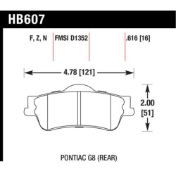 Hawk Brake Pad - HPS