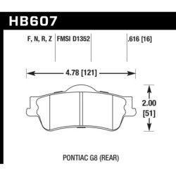 Hawk Brake Pad - HPS 5.0