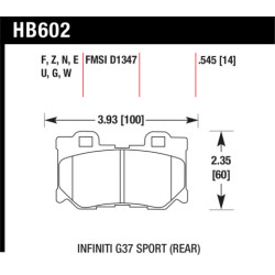 Hawk Brake Pad - DTC-70 (13 mm)